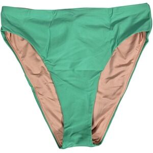 J. Crew High-rise bikini‎ bottom in Canteen Green S NWT